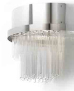 настенное бра с вертикальными стеклянными подвесками