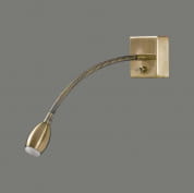 ACB Iluminacion Flex 16/736 Настенный светильник Antique Brass, LED 1x3W 3000K 315lm, Встроенный светодиод, С выключателем, Регулируемый