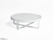 Flat Круглый садовый столик из термолакированного алюминия GANDIABLASCO