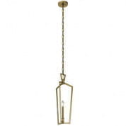 Abbotswell 23.5" 1 Light Mini Pendant Natural Brass подвесной светильник 43497NBR Kichler