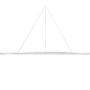 подвесной светильник с горизонтальным кольцом в золотом цвете