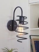 Shocker Coil Black Wall Lamp бра FOS Lighting Shocker-WL1