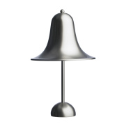 настольный светильник с металлическим абажуром в форме купола