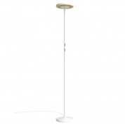 Rotaliana Sol F1 PT LED торшер минималистичный матовый белый; золото 1SOF100463EL1