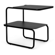 1104263806 Ferm Living Level приставной столик с двухуровневой столешницей на металлическом каркасе