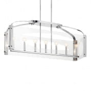 Pytel 7 Light Linear Chandelier Chrome люстра 52023CH Kichler