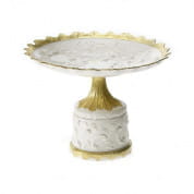 Taormina white & gold cake stand подставка для торта, Villari