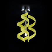 Metal Lux Astro PL 1L современный потолочный светильник с тремя стеклянными плафонами хром; жёлтый 206.301.09