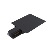 соединительная панель черного цвета для однофазной трековой системы Unity