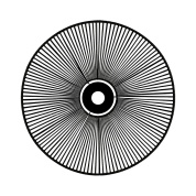подвесной светильник с металлическим абажуром на проводе