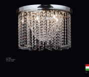 подвесной светильник с многоярусными кристальными подвесами