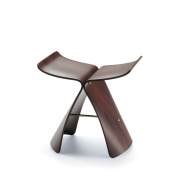 20137002 Butterfly Vitra Табурет в форме бабочки шпон розового дерева