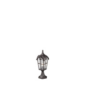 ландшафтный фонарь на опоре в цвете бронза антик