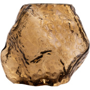 подсвечник для чайной свечи из коричневого камня