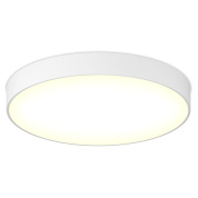 накладной потолочный светодиодный светильник круглой формы с увеличенным корпусом и матовым рассеивателем