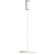 подвесной светильник с дисковым корпусом и рассеивателем