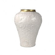 Taormina large vase - white & gold 0004459-702 ваза, Villari