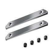 крепежный комплект серебристого цвета для встроенной магнитной трековой системы 23mm Exility