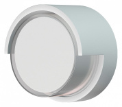 настенный накладной светильник дисковой формы с матовым рассеивателем