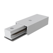 соединительный элемент для трековой системы белого цвета для однофазного шинопровода