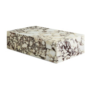 71009-002258 Audo Copenhagen Plinth Низкий журнальный столик 100x60 см, мрамор Calacatta Viola