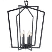 Abbotswell 6 Light Chandelier Black люстра 43495BK Kichler