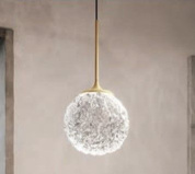 Cristalglob Icone Одинарный подвес Spherical, Oblong, Bar латунный i-c-0449