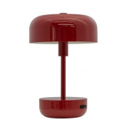 Haipot LED rechargeable table lamp Dyberg Larsen настольная лампа красная 7198
