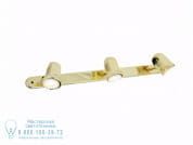 ERRILL TWO-BAR SPOTLIGHT 57CM Латунный потолочный светильник Mullan Lighting MLCF47