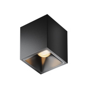 потолочный светильник квадратный черный