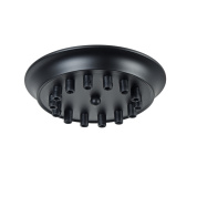 потолочное основание для подключения группы подвесных светильников черного цвета