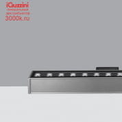 BI64 Linealuce iGuzzini Compact - Wall-/Ceiling-mounted - Warm White LED - Dimmable DMX512-RDM - L=528mm - Wall Grazing Optic