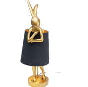53470 Настольная лампа Animal Rabbit Gold/Black 68cm Kare Design