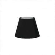 2P0223 Black textile shade ø270×200 абажур Faro barcelona