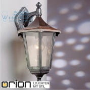 Уличный светильник Orion Hermine AL 11K/82541/A schwarz-silber/abwarts