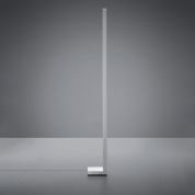 торшер с LED-подсветкой в минималистичном белом корпусе