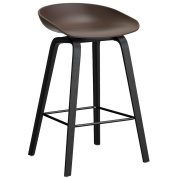 AA007-D132-AA51-01UF Hay About A Stool барный стул с сиденьем цвета изюм на чёрных ножках