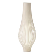 напольный светильник с тканевым абажуром, белое исполнение