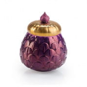 Lolita charlotte scented candle - fuchsia & gold ароматическая свеча, Villari