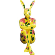 56293 Gangster Rabbit желтый 80cm Kare design статуэтка