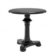 109893 Table Huxley ø 65 x H. 65 cm black finish стул Eichholtz