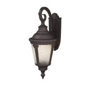 настенный уличный светильник в форме фонаря бронза антик