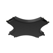 крестообразный соединительный элемент черного цвета для магнитной трековой системы Radity 23mm