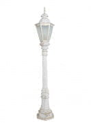 Pristine White Gold Traditional Cast Aluminium 3.5 Feet Lamp Post уличный светильник FOS Lighting 3199-WhiteGold-S-43-PO1