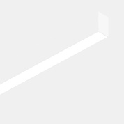 потолочный линейный светильник с двусторонним свечением и матовым рассеивателем