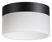 накладной светильник цилиндрической формы черный