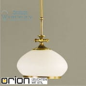 Подвесной светильник Orion Empire HL 6-1269 Patina-Kabel/385 opal-Patina