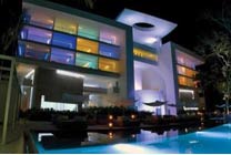 Архитектурное освещение отеля Hotel Encanto
