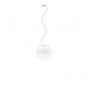 подвесной светильник из белого стекла с LED-подсветкой