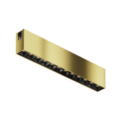 трековый линейный светильник в латунном исполнении